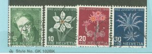 Switzerland #B158-61 Used Single (Complete Set) (Flora) (Flowers)