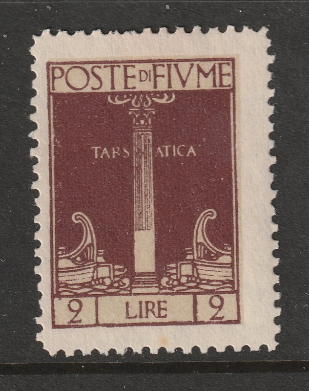 Fiume the MNG 2L from the 1923 set