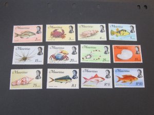 Mauritius 1969 Sc 339-42,344-46,352-3,355-6 MNH