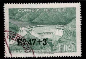 Chile Scott B8  used ssemi-postal stamp