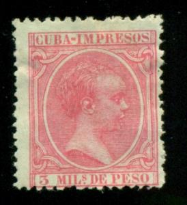 Cuba 1894 #P22 MNG SCV (2018) = $2.10