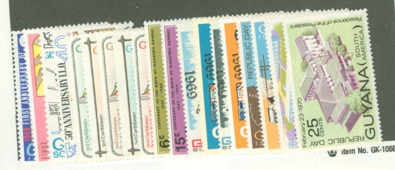 Guyana #91-109  Single (Complete Set)