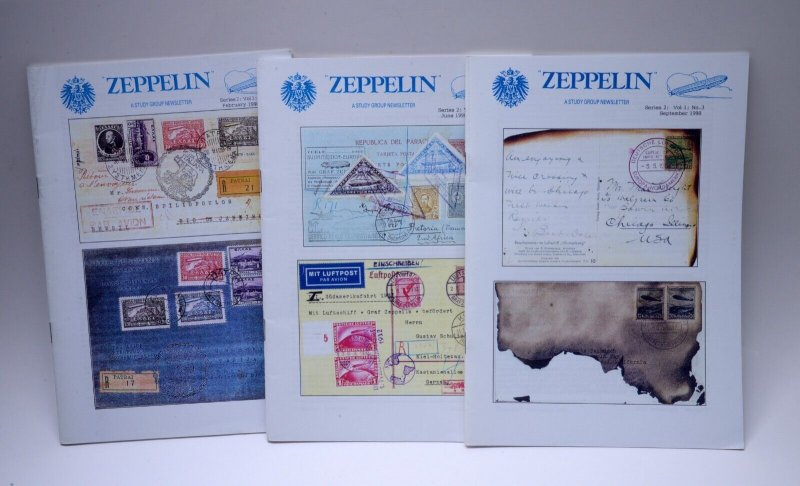 Zeppelin Study Group Newsletter German Airmail Philately Postal History Magazine 