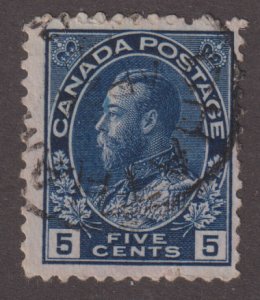 Canada 111 King George V Admiral 5¢ 1912