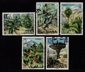 Spain 1973 Spanish Flora (2nd series), Canary Islands, Set [Used]