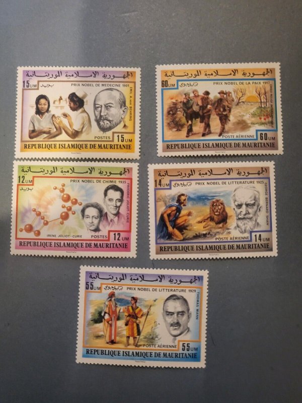 Stamps Mauritania Scott #359-60, C177-9 nh