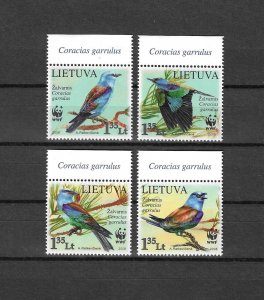 LITHUANIA 2008 WWF SG 951/4 MNH