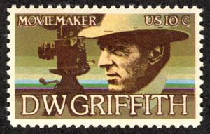 US #1555 10c Griffith, COLOR SHIFT, resulting in super BLURRY stamp, Wonderfu...
