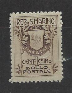 SAN MARINO SC# 78a F-VF MNH 1910