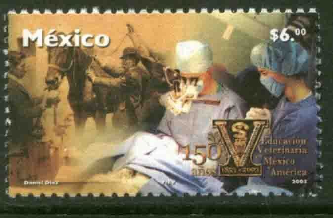 MEXICO 2320, VETERINARY MEDICINE 150th ANNIVERSARY OF EDUCATION. MINT, NH. VF.