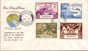 1949 Mahaut Dominican Republic First Day Cover FDC Universal Postal Union FDI