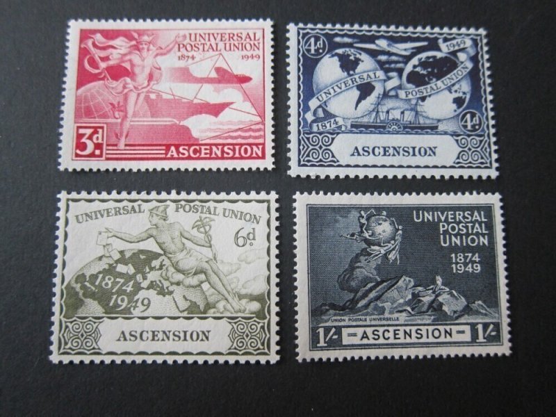 Ascension Islands 1947 Sc 57-60 UPU set MH