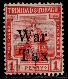 TRINIDAD & TOBAGO GV SG189, 1d scarlet, FINE USED. Cat £25. TAX SPACED