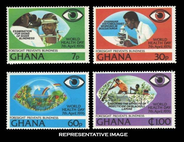 Ghana Scott 592-595 Mint never hinged.