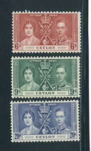 Ceylon 275-7 MNH cgs