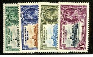 1935 Turks Sc #71/74 mlh* cv. $9.90 ( 576 JUB )