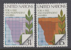 UN New York 312-313 MNH VF