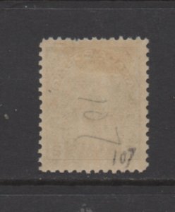 Scott #  107    unused  OG hinged single