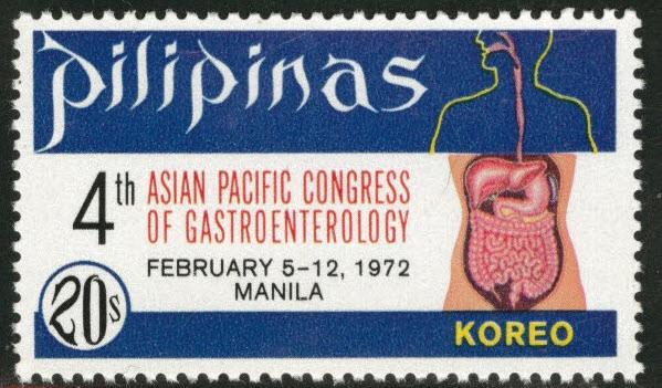 Philippines Scott 1117 MNH**1972 Gastroenterology stamp