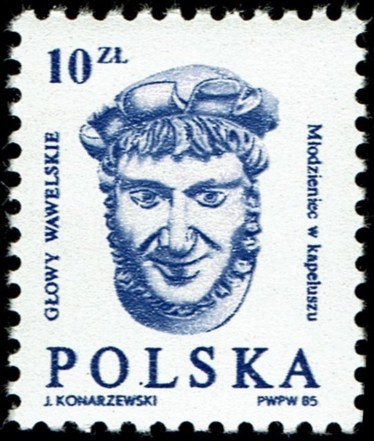 Poland #2628B  MNH - 10zl Wawel Head (1985)