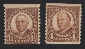 United States MINT Scott Number 686 687  MNH  F-VF  #B8  - BARNEYS