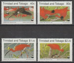 TRINIDAD & TOBAGO 1990 WWF SG 774/7 MNH