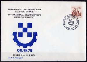 Yugoslavia 1978 OSIJEK INTERNATIONAL GRANDMASTER'S CHESS TOURNAMENT COVER