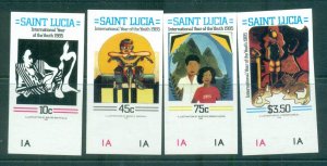St Lucia 1985 Intl. Youth year IMPERF MUH lot68685