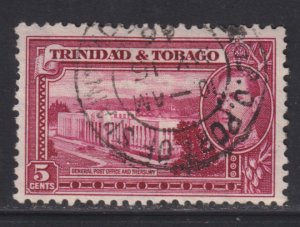 Trinidad & Tobago 54 General Post Office & Treasury 1941