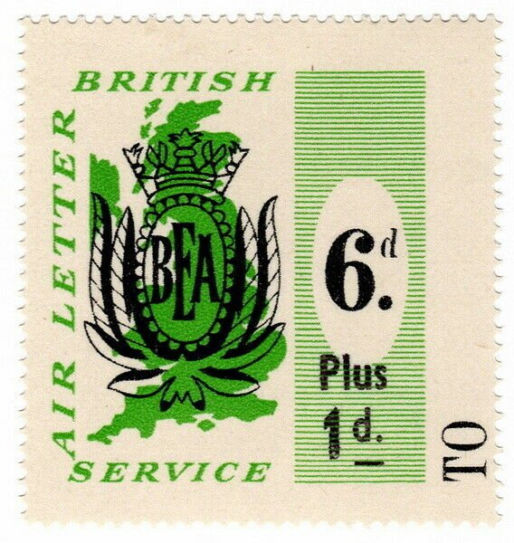 (I.B) Cinderella Collection : BEA Air Letter Service 7d