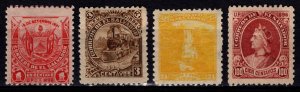 El Salvador 1897 Definitives New Colours, Part Set [Unused]