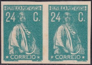 Portugal 1920 Sc 284 imperf proof pair MNH**