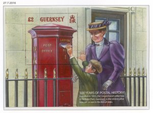 Guernsey 2016 Postal History Mini Sheet SG1630 Unmounted Mint