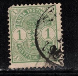 DANISH WEST INDIES Scott # 21 Used