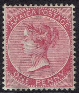 JAMAICA 1883 QV 1D WMK CROWN CA
