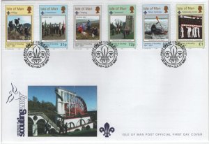 Isle of Man 2007 FDC Sc 1182-1187 Scouting Centenary Set of 6
