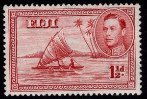 FIJI GVI SG252a, 1½d deep carmine, M MINT.