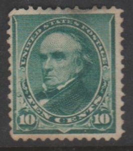 U.S. Scott #226 Webster Stamp - Used Single