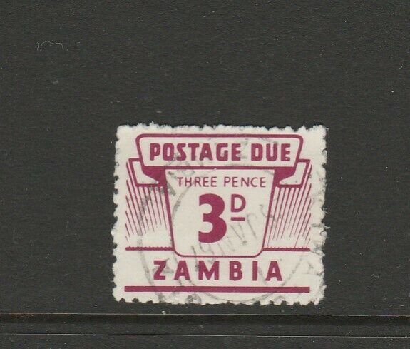 Zambia 1964 Dues 3d Used SG D13