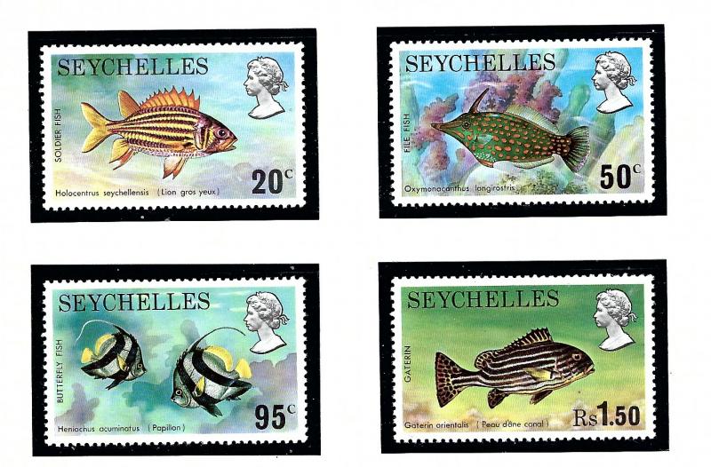 Seychelles 313-16 MNH 1974 Fish