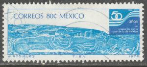 MEXICO 1144, 50th Aniv. Irrigation Proj-Netzahualcoyotl Used. F-VF (1219)