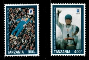 Tanzania 1993 - 1994 Lillehammer Winter Olympics - Set of 2v - 1030-31 - MNH