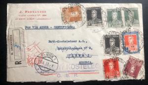 1932 Buenos Aires Argentina Airmail Commercial Cover To Vienna Austria