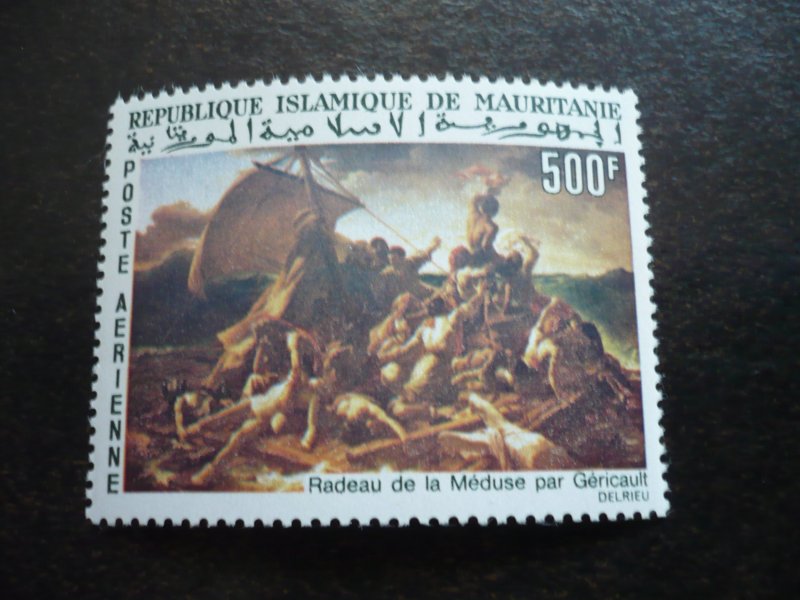 Stamps - Mauritania - Scott# C58 - Mint Never Hinged Set of 1 Stamp