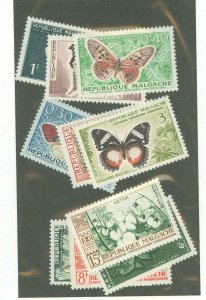 Madagascar/Malagasy Republic #306-15 Mint (NH)