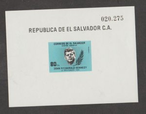 El Salvador Scott #C214 Plate #020.275 Stamps - Mint NH Souvenir Sheet