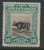 North Borneo  SG 175 SC# 147 MH  perf 13½ x 14 see scan & details