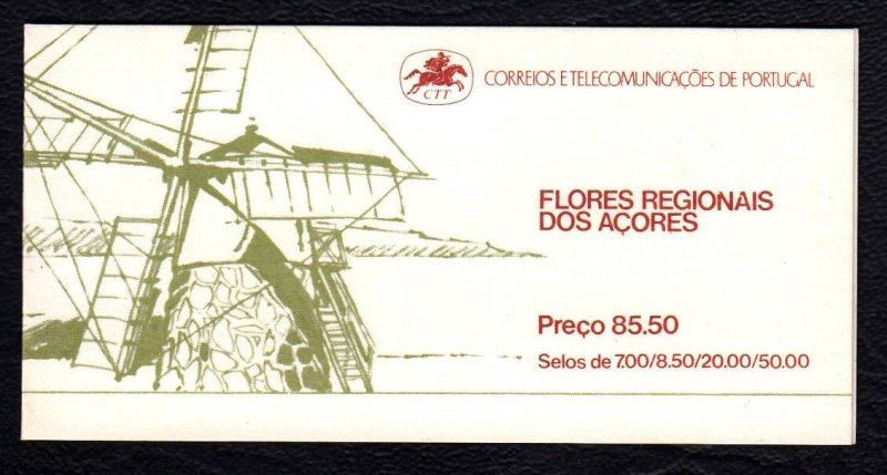 Portugal Azores 1981 Flora Complete Mint MNH Set Booklet SC 328a