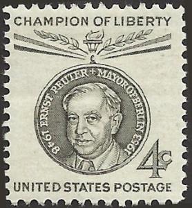 # 1136 MINT NEVER HINGED ERNST REUTER