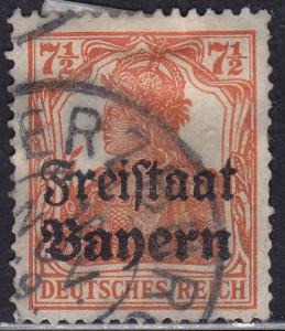 Bayern 179 Hinged 1919 Germania O/P